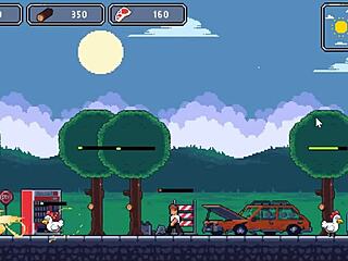 Narrative love hotel hidden in deep forest for hentai game with asian dancer creampie action