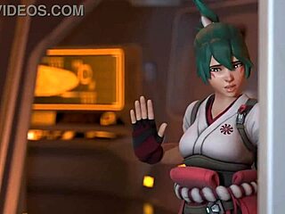Overwatch Tracer Gives A Blowjob In This Hentai Animation 😏