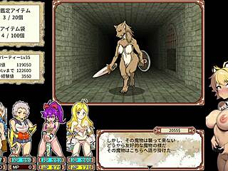 i'm playing danero+ part 1, exploring dungeon with four bitches