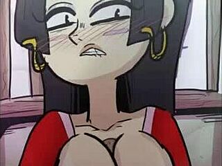 Boa Hancock giving a steamy titfuck in anime loop