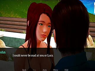 my new family 94, teen redhead plays wild games