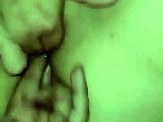 She says, 'All this cum, what a shame,' while using dildo and vibrator