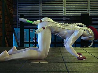 Cammy Moans During Penetration In All Three Holes