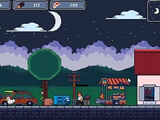 Narrative love hotel hidden in deep forest for hentai game with asian dancer creampie action