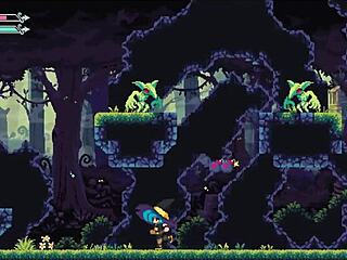 Flip witch pixel hentai game ep 6 femdom creampie in the forest