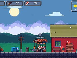 Narrative love hotel hidden in deep forest for hentai game with asian dancer creampie action