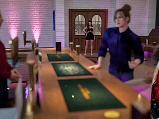 watch this cheating wife undress and flirt in public?