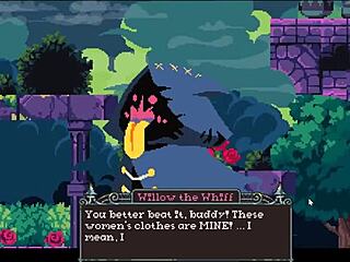 flip witch hentai game ghost boss crushes giant boobs