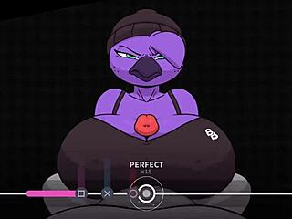 in beat banger, the furry character bangs the group