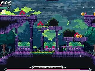 flip witch hentai game ghost boss crushes giant boobs