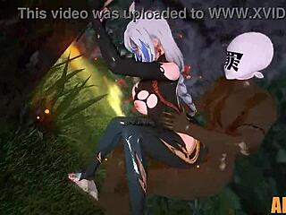 Shenhe in anime style