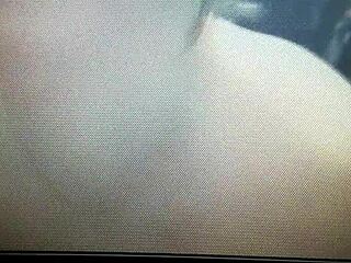 Feeling the passion as my BBW wife gives a blowjob