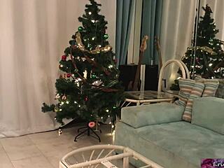 Surprise Christmas Gift from Stepbrother After Proving I'm No Virgin - Erin Electra