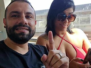 aventuras do casal mattos: we went to the tattoo artist for our names, but nicoly mattos wanted her pussy tattooed and sucked me off! 😲💋