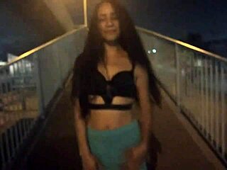 Sandy Cortez Sucks In Public Outdoor