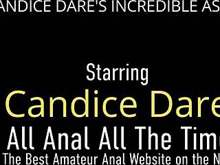 Candice Dare, sexy long-legged babe, gets her ass drilled hard by a random dude.
