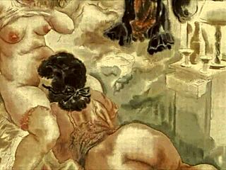 Wow, check out this vintage erotic illustration!