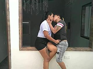 Latina Lovers Dive Into Muff At Hotel!