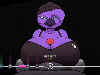 in beat banger, the furry character bangs the group