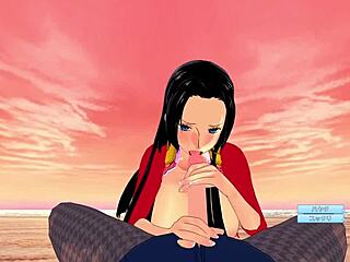 boa hancock in wild 3d hentai pov action?