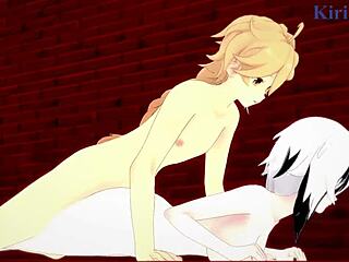 Arlecchino And Aether Intense Sex Genshin Impact Hentai 💥