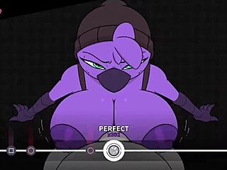 in beat banger, the furry character bangs the group