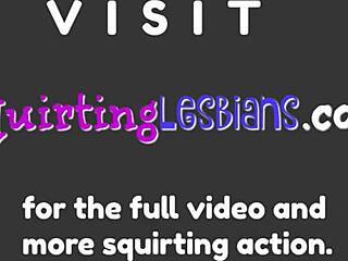 요, 우리 멋진 레즈비언 베이비들이 세게 물 뿜는 거 봐!