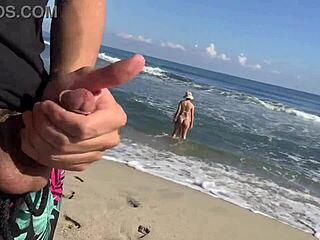 Beach Encounter With Two Girls Helping