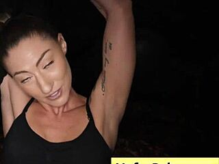 horny blonde cop sucks big cock deep 😏