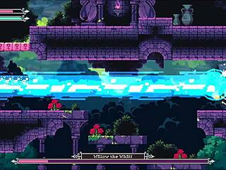 flip witch hentai game ghost boss crushes giant boobs