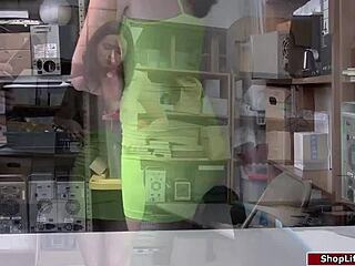 teen celebrity caught stealing, gets banged hard for it