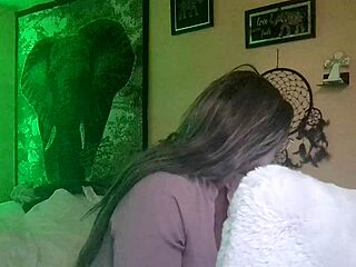 Naejae Rubs Her Wet Pussy While Watching Lesbian Porn