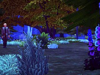 Эльза и Кристофф трахаются на публике в Замороженном предательстве 2 хентай