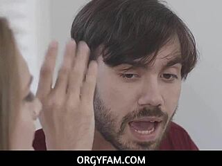 Orgyfam - Huge Boobs Blonde Teen 18+ Aria Kai Banged Hard