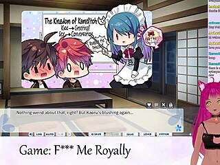 Vtuber Lewdneko Plays F Me Royally Part 1