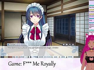 Vtuber Lewdneko Plays F Me Royally Part 1