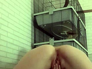 Horny Tattoo Guy Plays with Wet Ass on Sofa