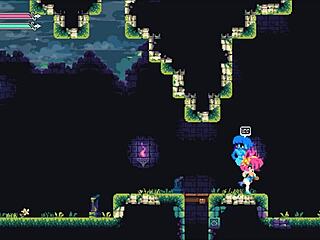 Flip Witch Pixel Hentai Juego Ep 10 Fantasma femdom cabalgando con creampie