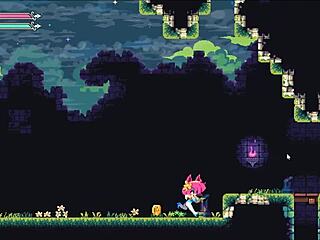 Flip Witch Pixel Hentai Juego Ep 10 Fantasma femdom cabalgando con creampie