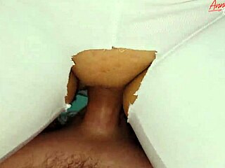 Hey, why's stepmom banging in ripped leggings?