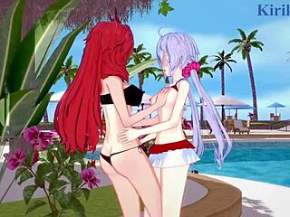 kanade am chris yukine tsubasa kazanari play in symphogear