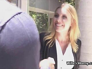 big tit milf realtor grinds on client’s huge shaft