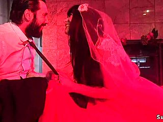 Milf bride in dp gangbang scenario