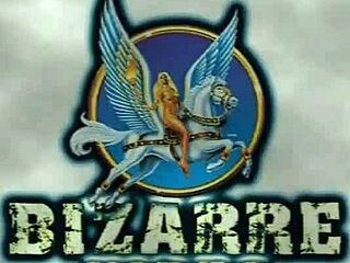 two hot girls have fun painting each other with bdsm bondage