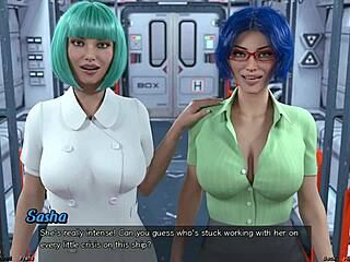 Encalhado no Espaço - Milf Indiana Quente, Pronta?