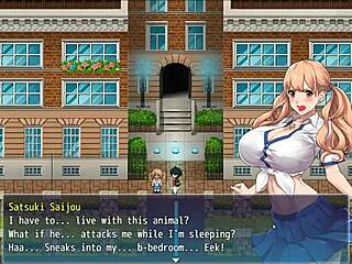 ¿Puede un hombre manejar a chicas calientes y hermosas en Apostle Hentai Game Ep 4?