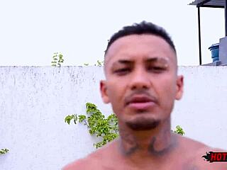 tattooed guy with big cock fucks the guy with big ass