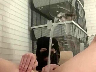 Horny Tattoo Guy Plays with Wet Ass on Sofa