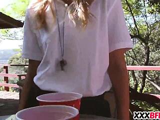 lesbian camp counselors trick bisexual teen 18+ group