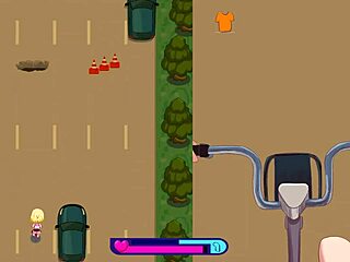 wanna see exhibitionist girl ride dildo on bike?